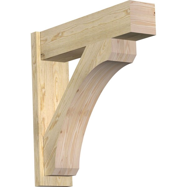 Ekena Millwork Legacy Block Rough Sawn Outlooker, Douglas Fir, 8"W x 32"D x 32"H OUT08X32X32LEC05RDF - main